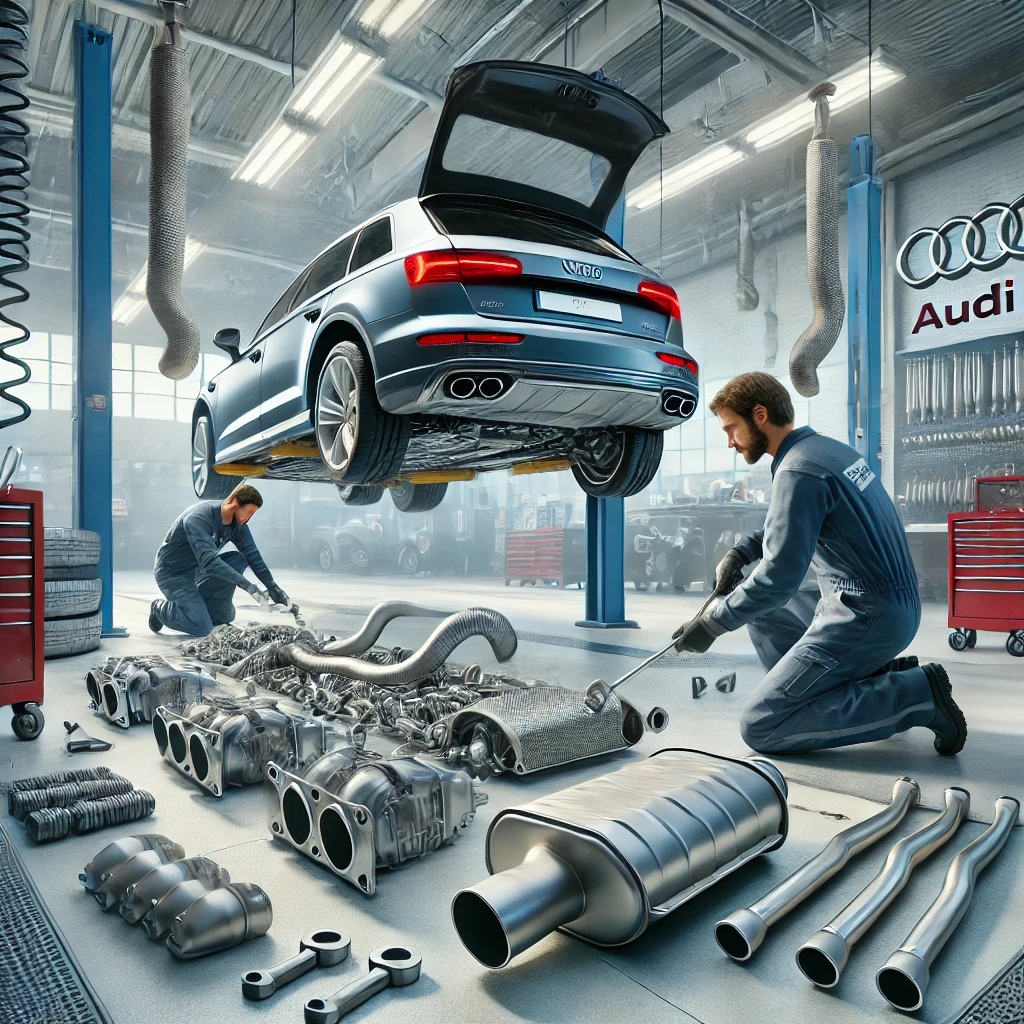 Mechanic Nation Audi exhaust system service