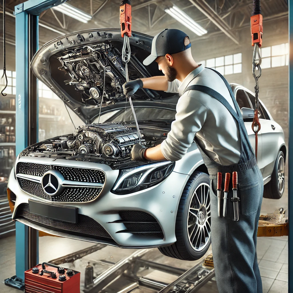 Mechanic Nation Mercedes-Benz oil leak repair
