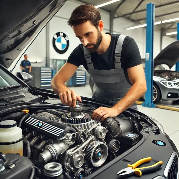 Mechanic Nation BMW water pump repair