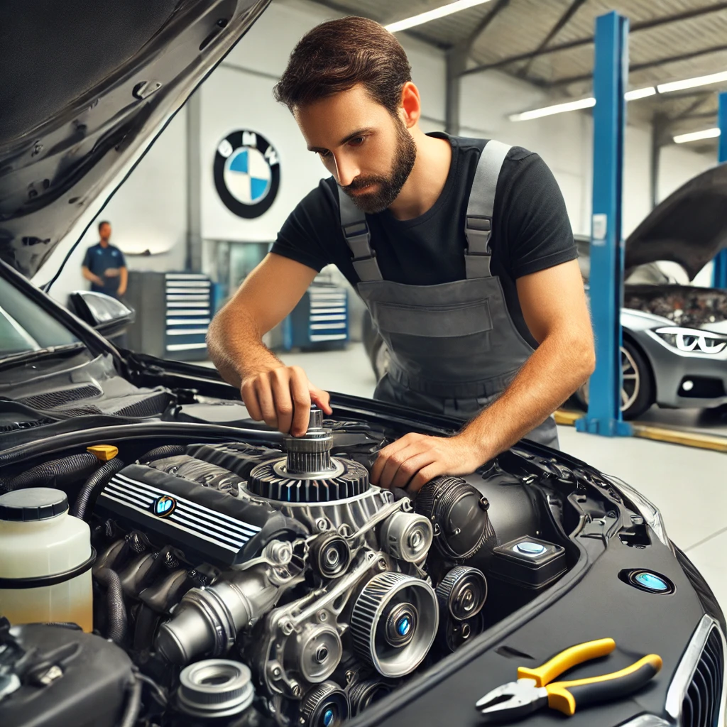 Mechanic Nation BMW water pump repair