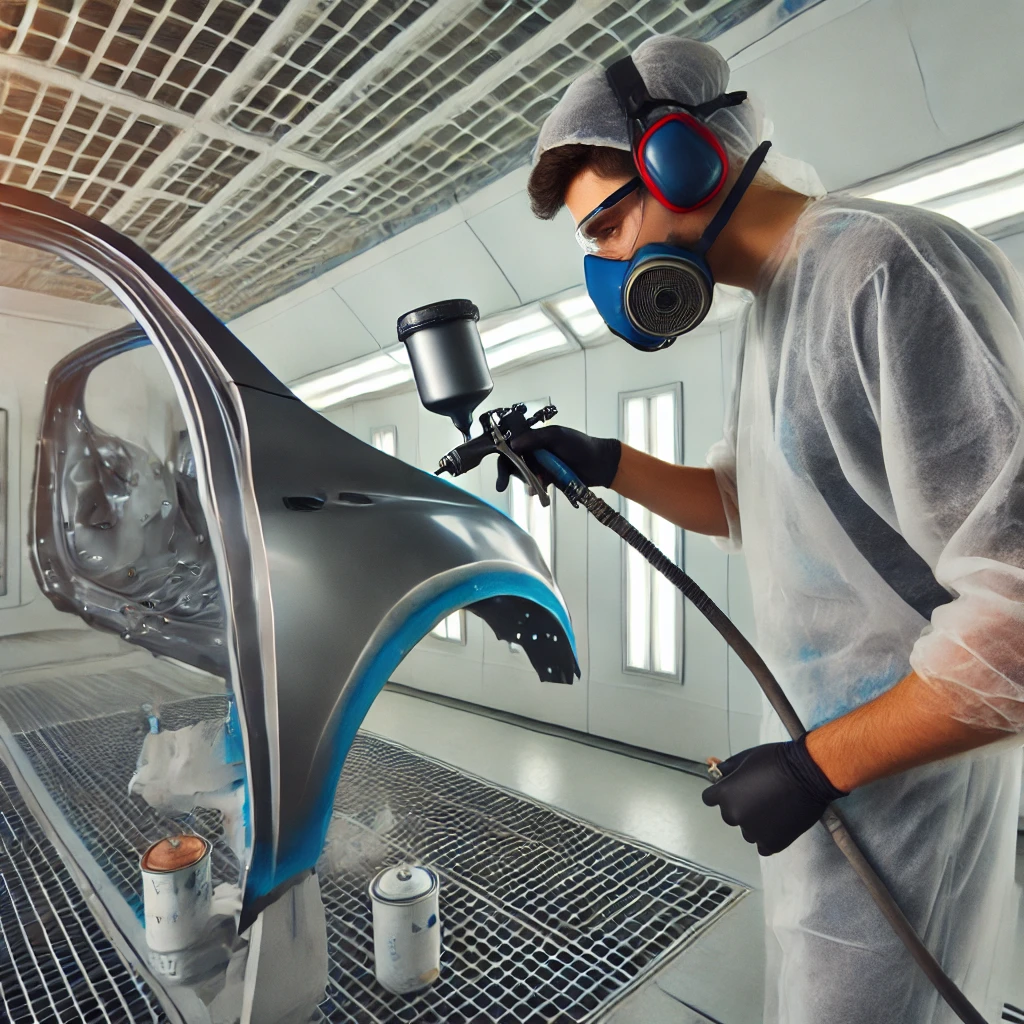 Mechanic Nation collision repair paint booth