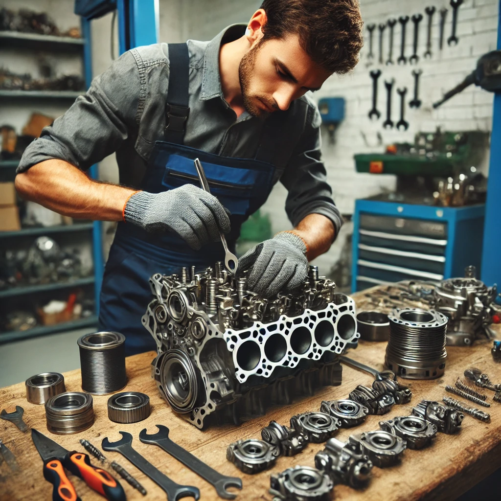 Mechanic Nation engine overhaul work in progress