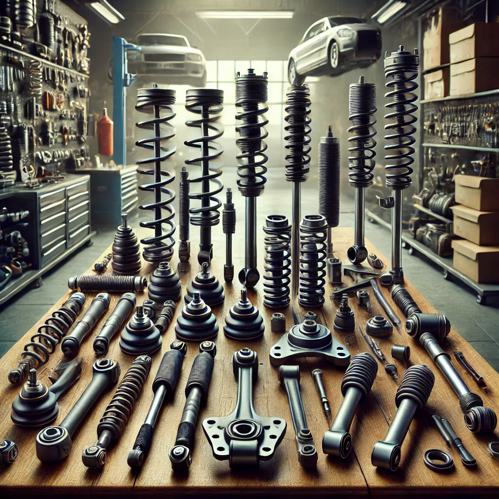 Mechanic Nation technician diagnosing vehicle suspension components