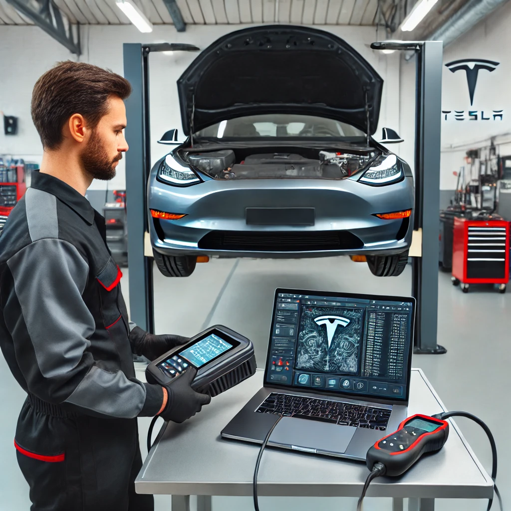Mechanic Nation Tesla diagnostics service