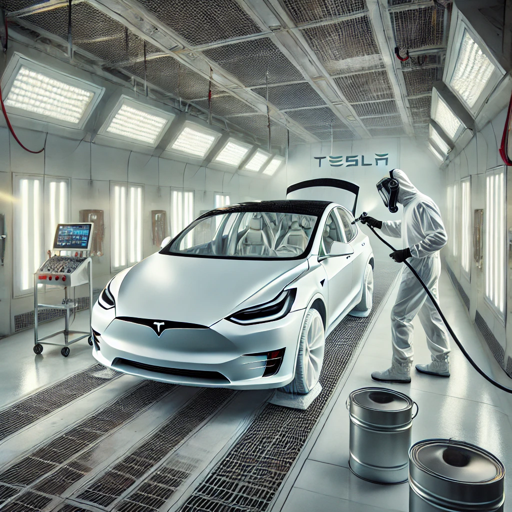 Mechanic Nation Tesla bodywork and painting
