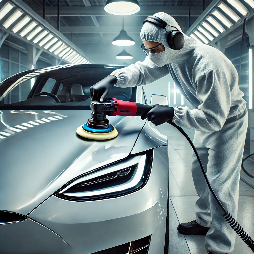Mechanic Nation Tesla paint and bodywork service