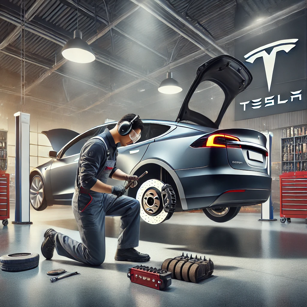 Mechanic Nation Tesla brakes and suspension service
