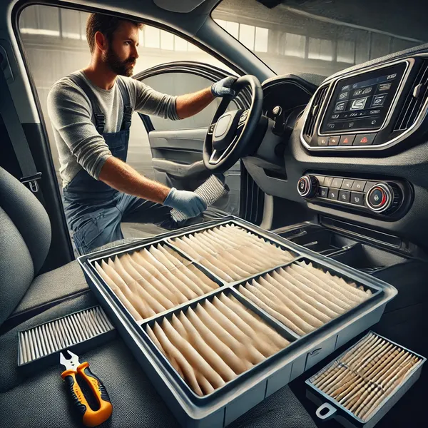 Mechanic Nation Tesla cabin air filter service
