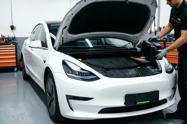 Mechanic Nation Tesla 12V low-voltage battery and electrical testing