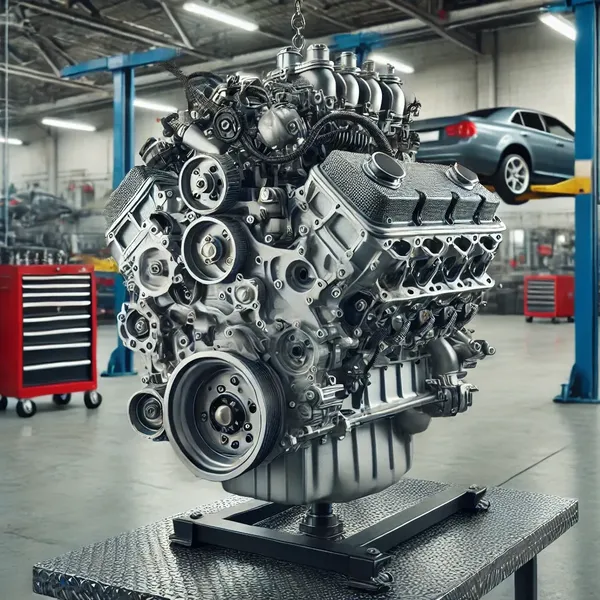Mechanic Nation technician rebuilding a vehicle engine