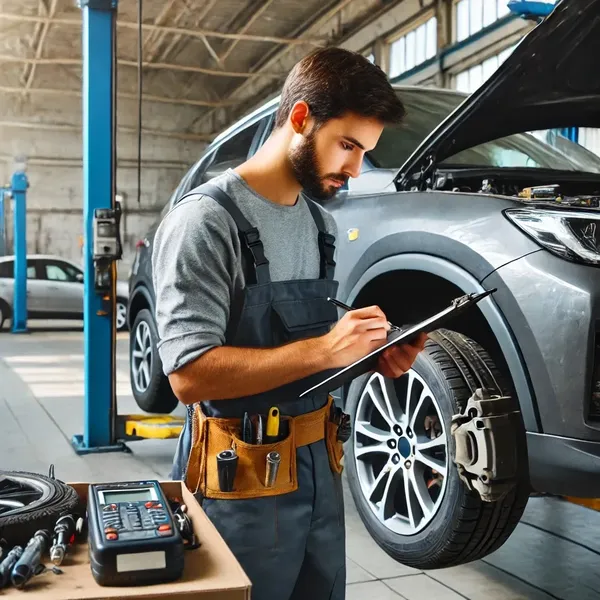 Mechanic Nation inspection of tires and brakes