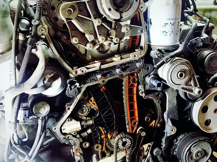 Mechanic Nation real work: Audi 2.0 TFSI timing components exposed